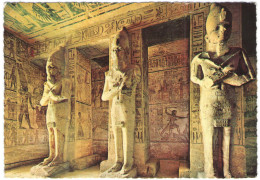 EGITTO - EGYPTE - Egypt - 1978 - 115 M Airmail - Abu Simbel, Hypostyle Hall In The Great Temple - Viaggiata Per Saint... - Temples D'Abou Simbel