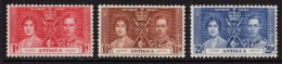 ANTIGUA 1937 Coronation Omnibus Set - Mint Hinged - MH * - 5B785 - Autres & Non Classés