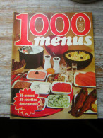 REVUE  CUISINE  1000 MENUS  N° 2  HEBDOMADAIRE  1970 - Küche & Wein