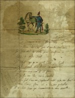 24 / BESANCON Sur Lettre Avec Texte Daté De Besançon Le 26 Février 1813 D'un Militaire De La... - Autres & Non Classés