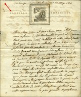 61 / MARQUISE Sur Lettre Avec Texte Daté Du Camp D'Ambleteau Ce 10 Mai 1807 Avec Belle Vignette De Bateau De... - Autres & Non Classés