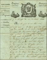 61 / BOULOGNE / SUR MER Sur Lettre Avec Texte Daté Au Camp De Vimereux 20 Mars 1806 Et Belle Vignette Avec... - Autres & Non Classés