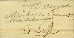 ARM. SAMBRE Sur Lettre Avec Texte Daté De Liège An 3. - SUP. - R. - Marques D'armée (avant 1900)