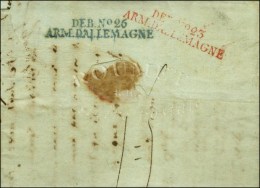 Lettre Avec Texte Daté De Nice Pour L'Armée Du Rhin à Vienne Réexpédiée... - Marques D'armée (avant 1900)