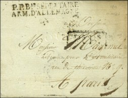 P.P.Bau SEDENTAIRE / ARM. D'ALLEMAGNE Sur Lettre Avec Texte Daté De Minden. 1812. - TB / SUP. - RR. - Marques D'armée (avant 1900)