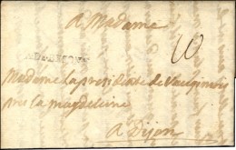 A. DE. BESONS Sur Lettre Avec Texte Daté Au Camp De Rischung Le 17 Novembre 1713. - TB. - RR. - Marques D'armée (avant 1900)