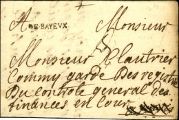 DE BAYEUX + '' En Cour '' Sur Lettre Avec Texte Daté 1737. - TB / SUP. - R. - Lettres Civiles En Franchise