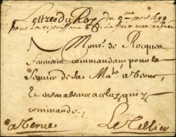 '' Lettre Du Roy '' Datée De 1649 Adressée Sous Le Contreseing De Michel Le Tellier (Chancelier De... - Lettres Civiles En Franchise