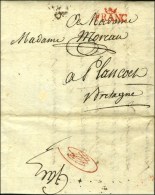 FRANC Couronné Rouge (21 Mm) Sur Lettre Avec Texte Daté De Paris Le 23 Février 1792, Au Verso... - Autres & Non Classés