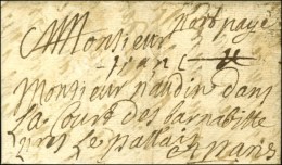 '' Franc '' Sur Lettre Avec Texte Daté Du Mans (1680 Pour Paris). - TB. - ....-1700: Précurseurs