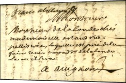 '' Franc à Valence '' Sur Lettre Avec Texte Daté De Grenoble Pour Avignon. 1699. - TB / SUP. - R. - ....-1700: Précurseurs