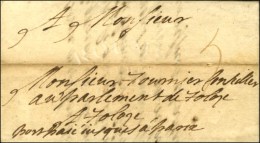 '' Port Payé Jusqu'à Paris '' Sur Lettre Avec Texte Daté De Rennes Pour Toulouse. 1691. - TB.... - ....-1700: Précurseurs