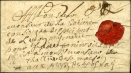 Lettre Avec Texte Daté De Paris Adressée Au Concierge Des Prisons De Lyon. 1677. - TB. - R. - ....-1700: Précurseurs