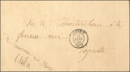 Lettre Avec Texte De Tacana En Franchise Pour Papeete. Càd PAPEETE / TAÏTI Au Recto. 1884. - SUP. - R. ... - Autres & Non Classés