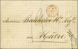 Lettre De Madère Datée Du 31 Décembre 1879 Pour Le Havre Càd D'entrée Rouge PAYS... - Poste Maritime