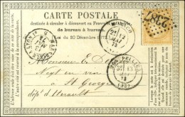 GC 2387 / N° 59 Càd T 17 MONACO (87) Sur Carte Précurseur. 1873. - SUP. - R. - Autres & Non Classés