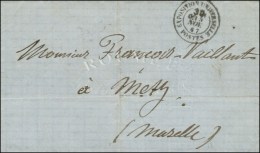 Càd Taxe 30c EXPOSITION UNIVERSELLE / POSTES Sur Lettre Pour Metz. 1867. - TB / SUP. - RR. - 1849-1876: Période Classique