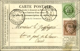 Losange AS.NA / N° 53 + 58 Càd VERSAILLES / ASSEMBLEE NATle Sur CP. 1873. - TB / SUP. - R. - 1849-1876: Période Classique