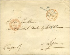 Càd Rouge BUREAU DU PALAIS DE SAINT-CLOUD (72) Sur Lettre Adressée En Franchise Au Maréchal... - 1849-1876: Période Classique