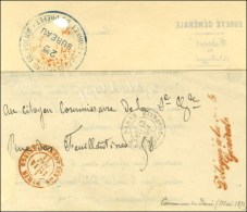 Càd PARIS / R. DE LA STE CHAPELLE 13 MAI 1871 Sur Lettre En Franchise Administrative Pour Paris. Au Recto,... - Guerre De 1870