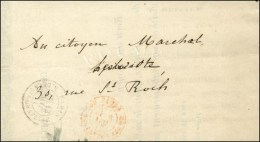 Càd PARIS / R. DE LA STE CHAPELLE 12 MAI 1871 Sur Lettre En Franchise Administrative (cachet Au Verso) Pour... - Guerre De 1870