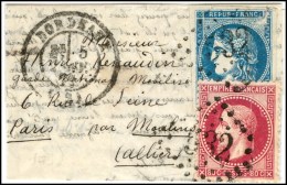 GC 532 / N° 32 + 45 (leg Def) Càd T 17 BORDEAUX (32) 5 JANV. 71 Sur Boule De Moulins Datée De... - Guerre De 1870