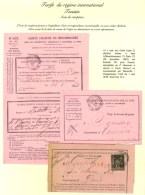 Càd AFFRANCHISSEMENT / PARIS / N° 89 Sur Avis De Réception Pour Sousse (Tunisie)... - 1876-1878 Sage (Type I)