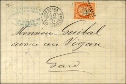 GC 6308 / N° 38 Variété 4 Large Càd BORDEAUX / LES SALINIERES. 1874. - TB. - 1870 Siège De Paris