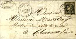 Càd T 14 AURILLAC (14) 5 JANV. 1849 / N° 3 (infime Fente Dans La Marge Inf. Droite) Sur Lettre Avec... - 1849-1850 Ceres