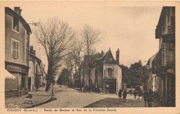 71 CHAGNY - Route De Beaune Et Rue De La Fontaine Barret - Chagny