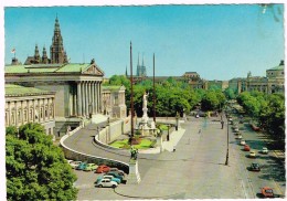 C3232 Wien - Parlament Mit Ringstrasse - Auto Cars Voitures / Viaggiata 1967 - Ringstrasse