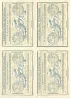 Design 1906 International Reply Coupon As Block Of Four 3 D Queensland. This Block Of International Reply Coupons... - Nuovi