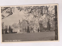 CPA GREETING FROM KNUSTON HALL En 1960!! (voir Timbre) - Northamptonshire