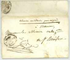 ARMEE D'ITALIE - Vicence / Vicenza 1813 - Contreseing Pour Franchise D'un Cdg - Marques D'armée (avant 1900)