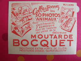 Buvard Moutarde Bocquet. Album D'images. Vers 1950 - Mostard