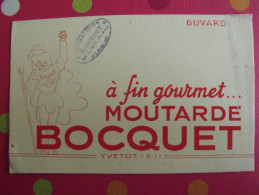 Buvard Moutarde Bocquet. Vers 1950 - Moutardes