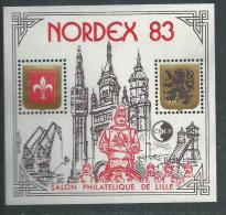 France CNEP N ° 4 XX Nordex : Salon Philatélique De Lille  1983,  Le Bloc TB - CNEP