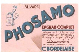 Buvard PHOSAMO Engrais Complet Demandez Le Aux Vendeurs Des Produits De La Cie Bordelaise - Landwirtschaft