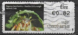 IRELAND 2016 Franking Label - 82c Hermit Crab PAPER ATTACHED - Franking Labels