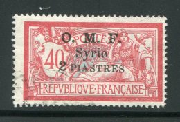 SYRIE- Y&T N°68- Oblitéré - Used Stamps