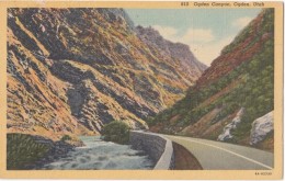 Ogden Canyon, Utah, 1956 Used Linen Postcard [17460] - Ogden