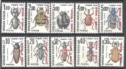 1986 St Pierre Et Miquelon N° Ta 82 à 91 Nf** .  Timbres Taxes. Insectes. - Portomarken