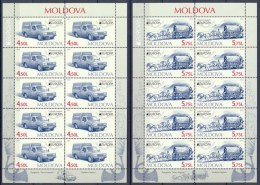 Europa CEPT 2013 MOLDOVA Postal Vehicles - Fine 2 Sheets MNH - 2013