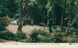 US NEW YORK CITY / View Of The Bridge, Crossing Waterfalls, Bronx Park / CARTE COULEUR GLACEE - Bronx