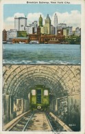 US NEW YORK CITY / Brooklyn Subway / CARTE COULEUR - Transportmiddelen