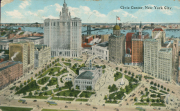 US NEW YORK CITY / Civic Center / CARTE COULEUR - Central Park