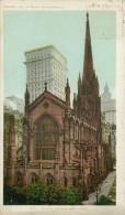 US NEW YORK CITY / Trinity Church / CARTE COULEUR - Central Park