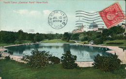 US NEW YORK CITY / Yacht Lake, Central Park / CARTE COULEUR - Central Park