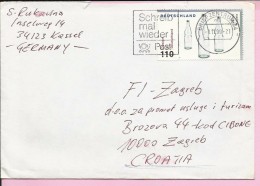 Letter - Stamp Design - Gunter Kupetz / Postmark Briefzentrum, 1.11.1999., Germany - Andere & Zonder Classificatie