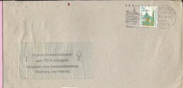 Letter - Stamp Wallfahrtskapelle Altotting / Postmark Tubingen, 15.2.1994, Germany - Altri & Non Classificati